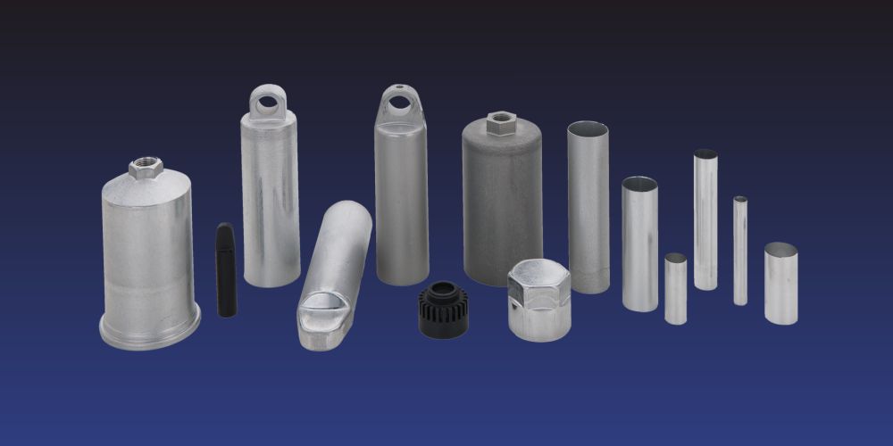 Cold-extruded aluminum parts for automotive industry