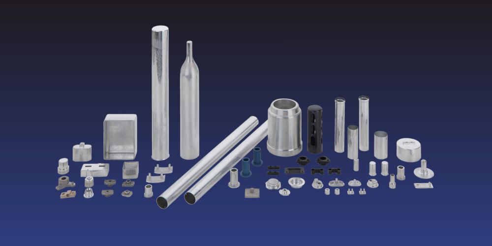 Cold-extruded aluminum parts for various application